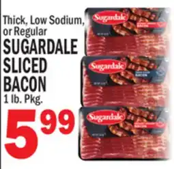 C Town SUGARDALE SLICED BACON offer