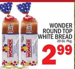 C Town WONDER ROUND TOP WHITE BREAD offer