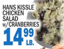 C Town HANS KISSLE CHICKEN SALAD w/CRANBERRIES offer