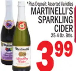 C Town MARTINELLI'S SPARKLING CIDER offer