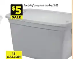 Dollar General True Living TM Storage Tote offer