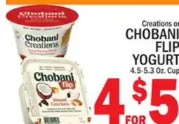 C Town CHOBANI FLIP YOGURT offer