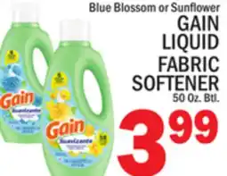 C Town GAIN LIQUID FABRIC SOFTENER offer