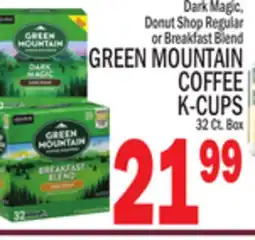C Town GREEN MOUNTAIN COFFEE K-CUPS offer