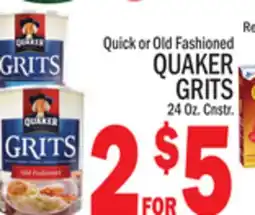 C Town QUAKER GRITS offer