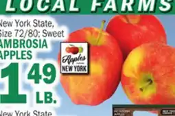 C Town AMBROSIA APPLES offer