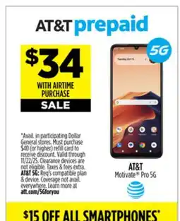 Dollar General AT & T ALL SMARTPHONES offer