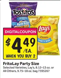 Stop&Shop FritoLay Party Size offer