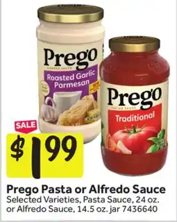 Stop&Shop Prego Pasta or Alfredo Sauce offer