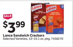 Stop&Shop Lance Sandwich Crackers offer
