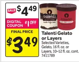 Stop&Shop Talenti Gelato or Layers offer
