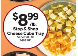Stop&Shop Stop & Shop Cheese Cube Tray offer