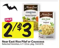 Stop&Shop Near East Rice Pilaf or Couscous offer