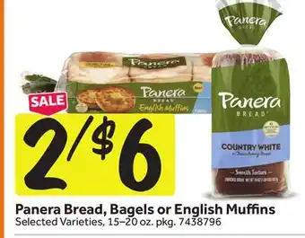 Stop&Shop Panera Bread, Bagels or English Muffins offer