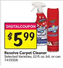 Stop&Shop Resolve Carpet Cleaner offer