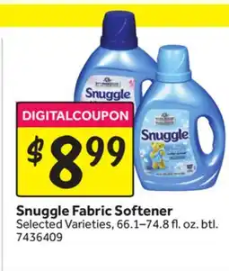 Stop&Shop Snuggle Fabric Softener offer