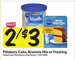 Stop&Shop Pillsbury Cake, Brownie Mix or Frosting offer