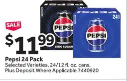 Stop&Shop Pepsi 24 Pack offer