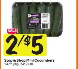 Stop&Shop Stop & Shop Mini Cucumbers offer