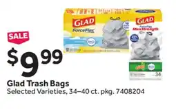 Stop&Shop Glad Trash Bags offer
