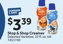 Stop&Shop Stop & Shop Creamer offer