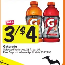 Stop&Shop Gatorade offer