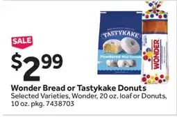 Stop&Shop Wonder Bread or Tastykake Donuts offer