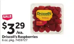 Stop&Shop Driscoll's Raspberries offer
