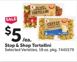 Stop&Shop Stop & Shop Tortellini offer