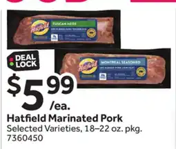 Stop&Shop Hatfield Marinated Pork offer