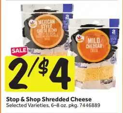 Stop&Shop Stop & Shop Shredded Cheese offer