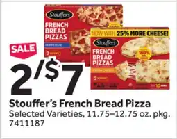 Stop&Shop Stouffer's French Bread Pizza offer