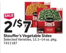 Stop&Shop Stouffer's Vegetable Sides offer