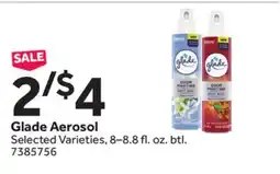 Stop&Shop Glade Aerosol offer