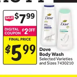 Stop&Shop Dove Body Wash offer