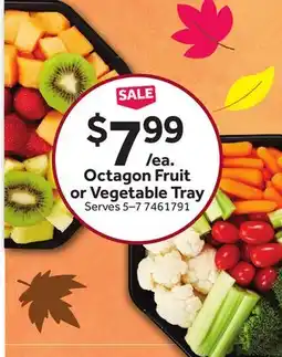 Stop&Shop Octagon Fruit or Vegetable Tray offer