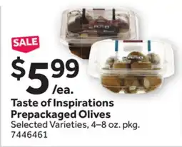 Stop&Shop Taste of Inspirations Prepackaged Olives offer