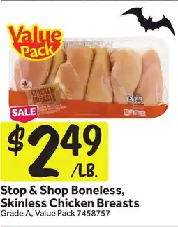 Stop&Shop Stop & Shop Boneless, Skinless Chicken Breasts offer