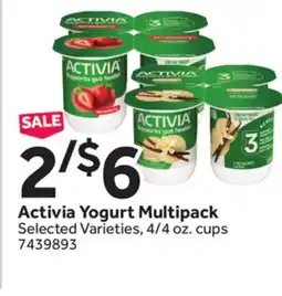 Stop&Shop Activia Yogurt Multipack offer