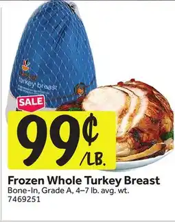 Stop&Shop Frozen Whole Turkey Breast offer