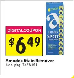 Stop&Shop Amodex Stain Remover offer