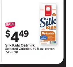 Stop&Shop Silk Kids Oatmilk offer