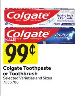 Stop&Shop Colgate Toothpaste or Toothbrush offer