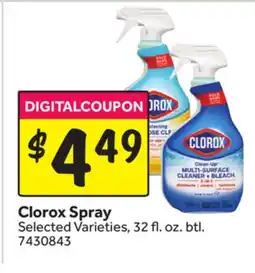 Stop&Shop Clorox Spray offer