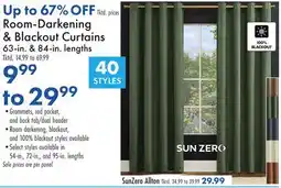 Boscov's Room-Darkening & Blackout Curtains offer