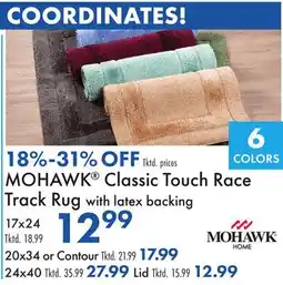 Boscov's MOHAWK Classic Touch Race Track Rug offer