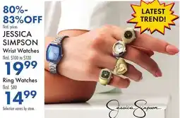 Boscov's JESSICA SIMPSON Wrist Watches offer