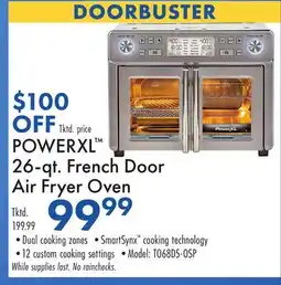 Boscov's POWERXL 26-qt. French Door Air Fryer Oven offer