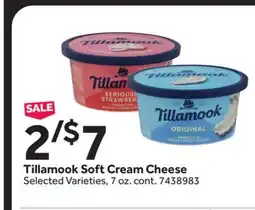 Stop&Shop Tillamook Soft Cream Cheese offer