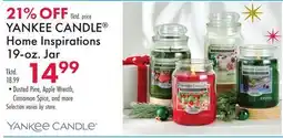 Boscov's YANKEE CANDLE Home Inspirations 19-oz. Jar offer